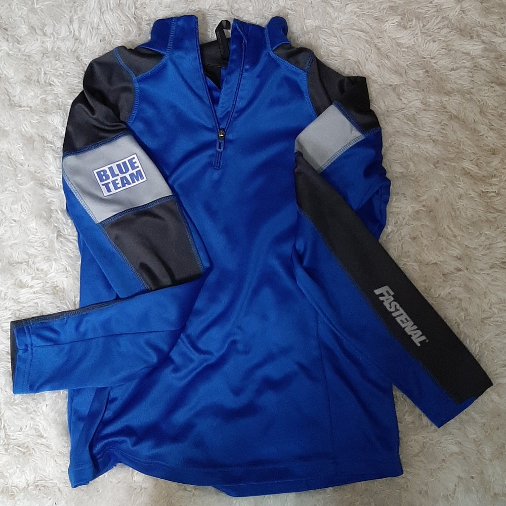 Blue Fasteal quarter zip